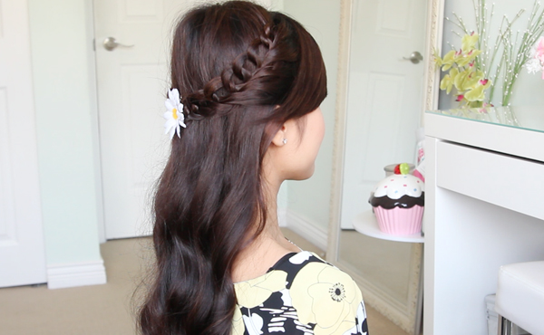 Loop Braid Hair Tutorial Braided Hairstyle Bebexo Rachael Edwards